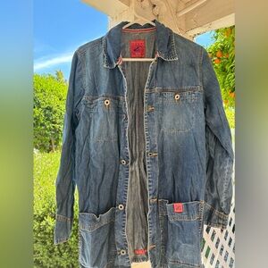 Vintage Jean utility jacket! Cargo style pockets utility chic 90s vibes!